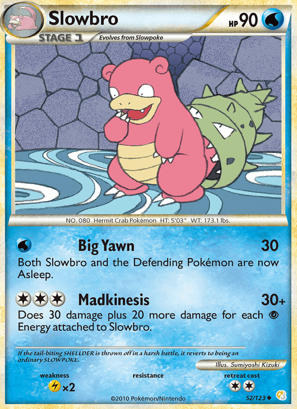 Slowbro, carta 52 di HeartGold SoulSilver