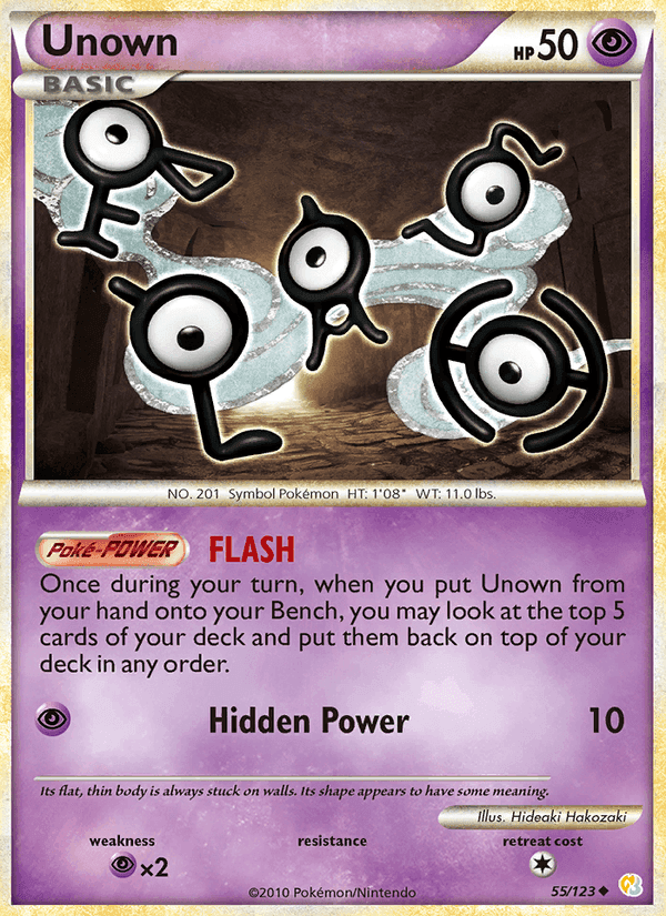 Unown, carta 55 di HeartGold SoulSilver