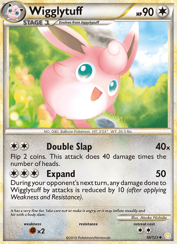 Wigglytuff, carta 56 de HeartGold SoulSilver