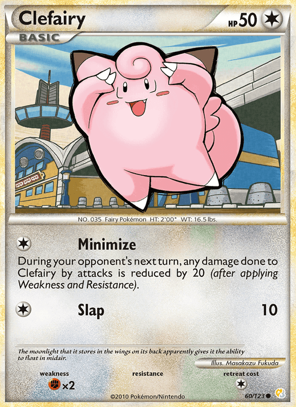 Clefairy, carta 60 di HeartGold SoulSilver
