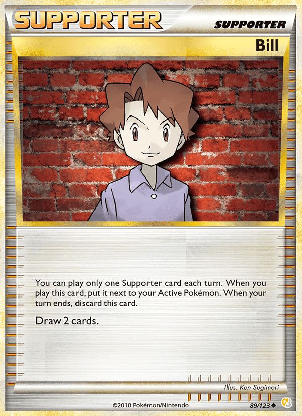 Bill, card 89 from HeartGold SoulSilver