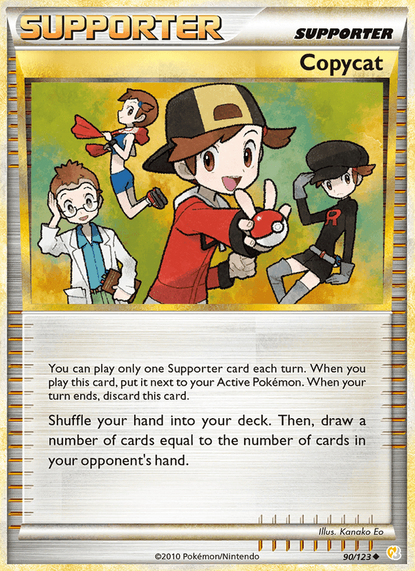 Copycat, card 90 from HeartGold SoulSilver