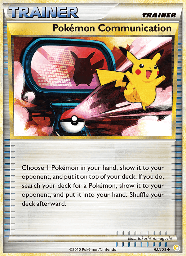 Pokémon Communication, carta 98 de HeartGold SoulSilver