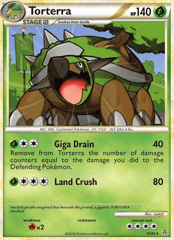 Torterra, carta 10 de Liberados