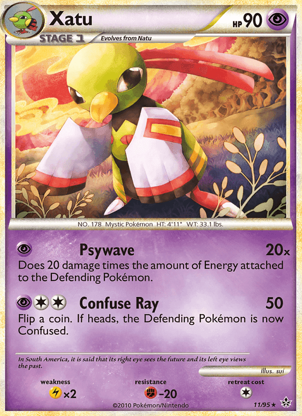 Xatu, card 11 from Unleashed