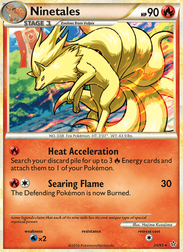 Ninetales, card 20 from Unleashed