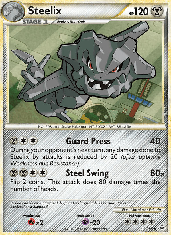 Steelix, card 24 from Unleashed