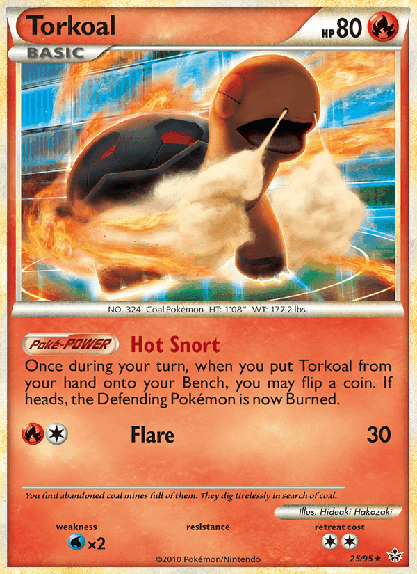 Torkoal, card 25 from Unleashed