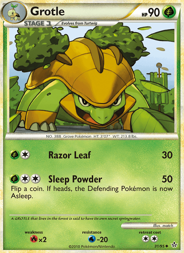 Grotle, card 31 from Unleashed