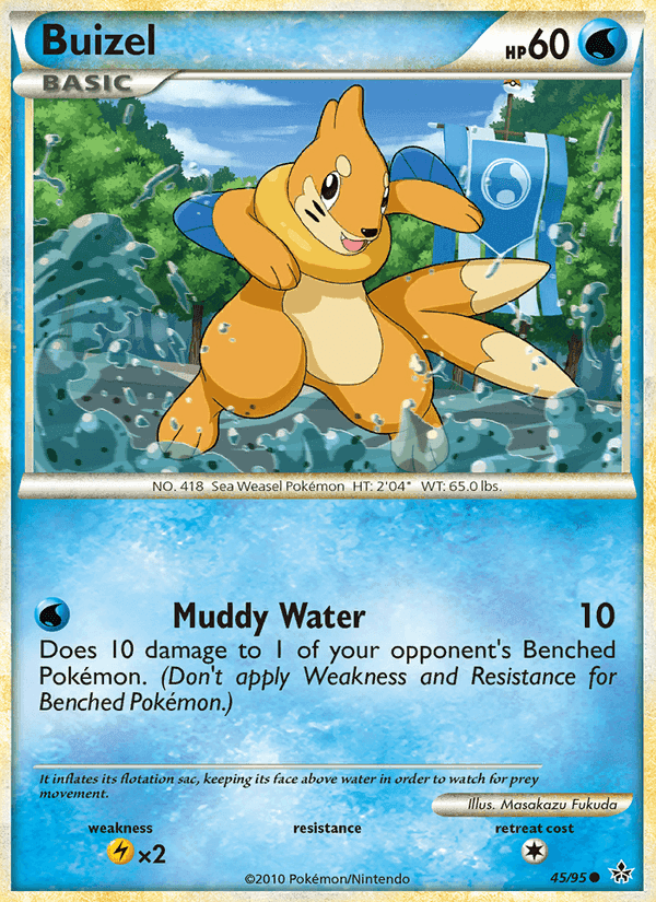Buizel, carta 45 di Forze Scatenate