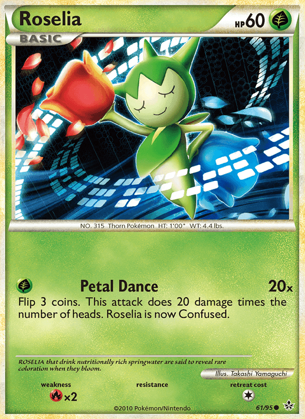 Roselia, card 61 from Unleashed