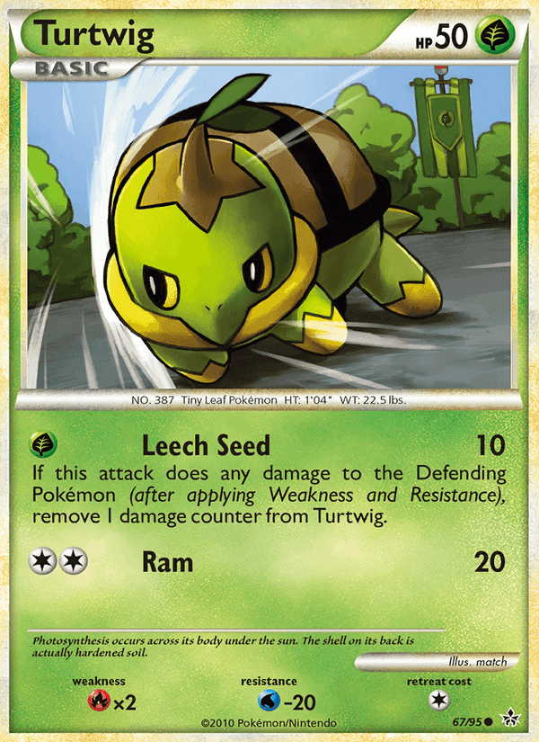 Turtwig, card 67 from Unleashed