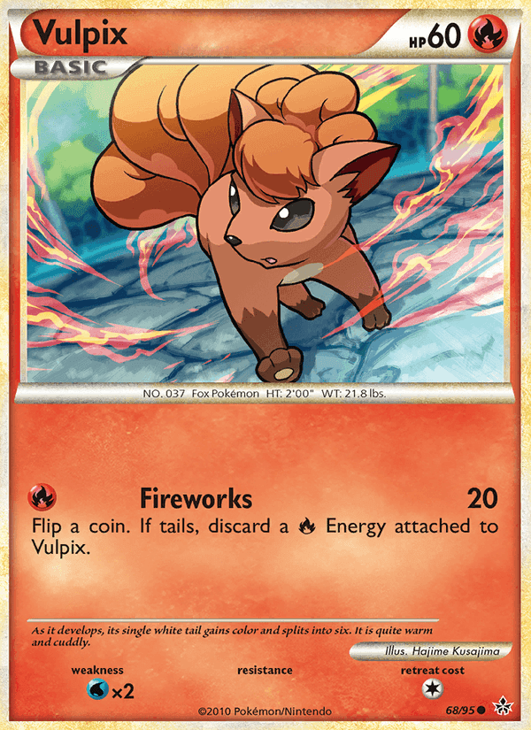 Vulpix, card 68 from Unleashed