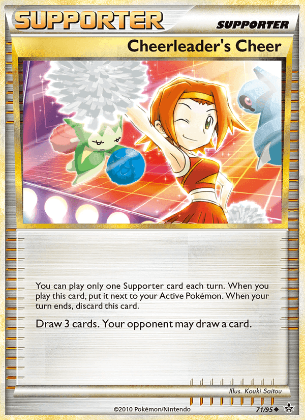 Cheerleader's Cheer, card 71 from Unleashed