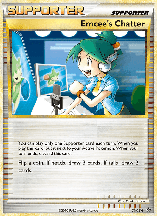 Emcee's Chatter, card 73 from Unleashed