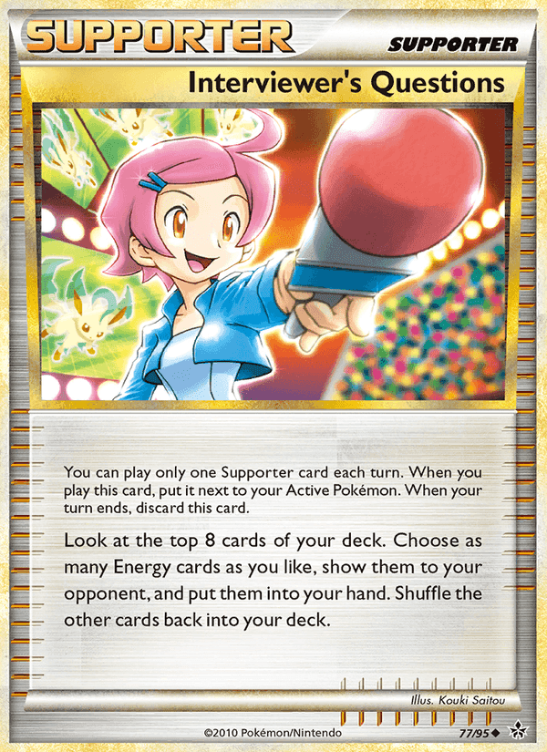 Interviewer's Questions, card 77 from Unleashed