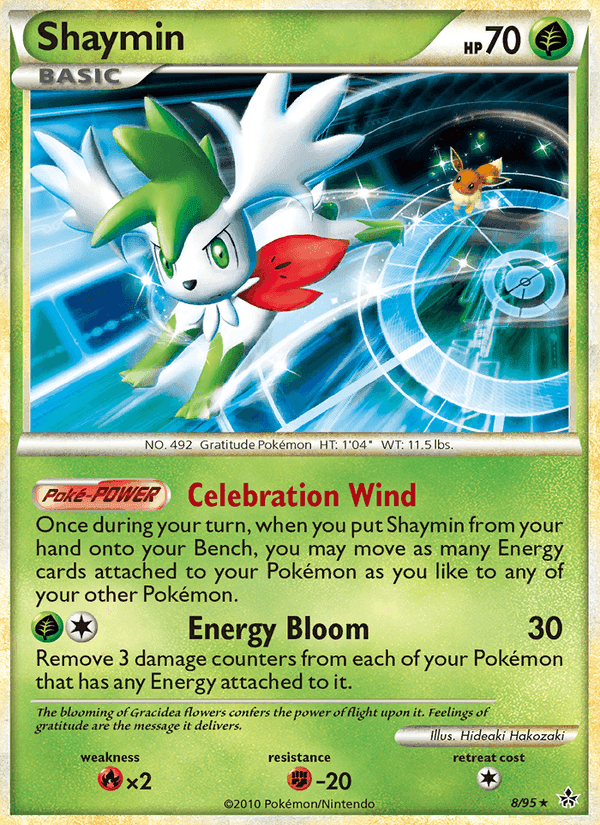 Shaymin, card 8 from Unleashed