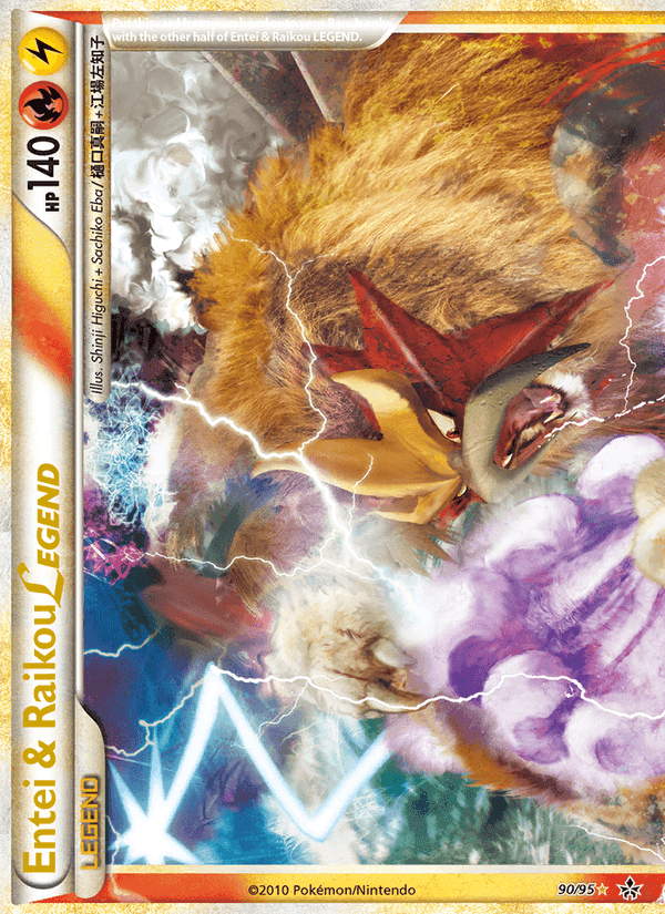 Entei & Raikou LEGEND, carta 90 de Liberados