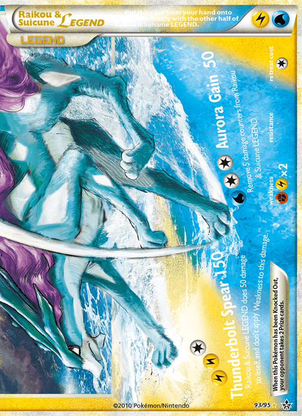Raikou & Suicune LEGEND, carta 93 de Liberados