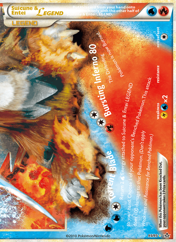 Suicune & Entei LEGEND, carta 95 de Liberados