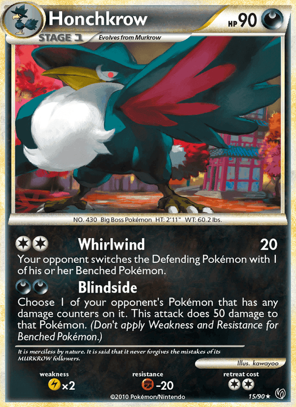 Undaunted の 15 番、Honchkrow