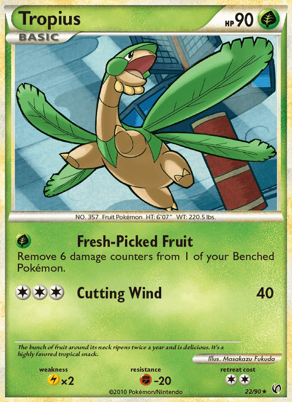 Tropius, card 22 from Undaunted