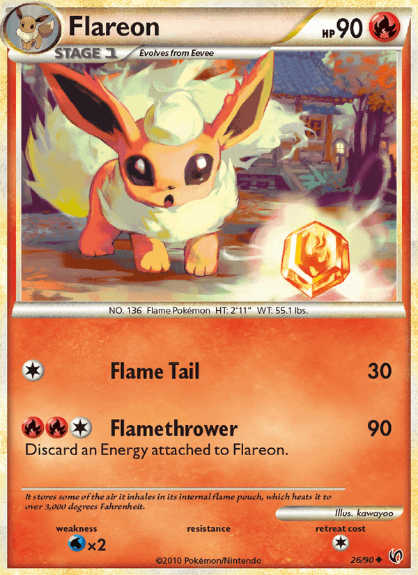 Flareon, carta 26 de Undaunted
