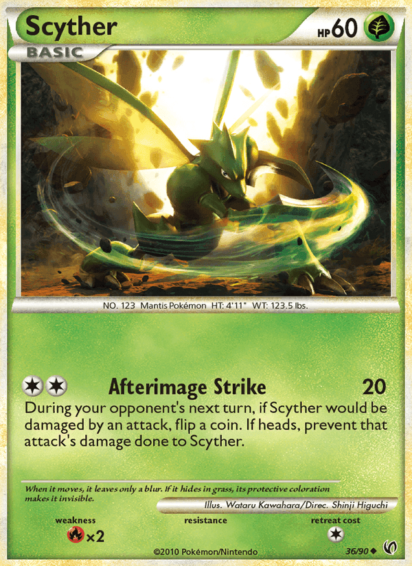 Scyther, carta 36 de Undaunted