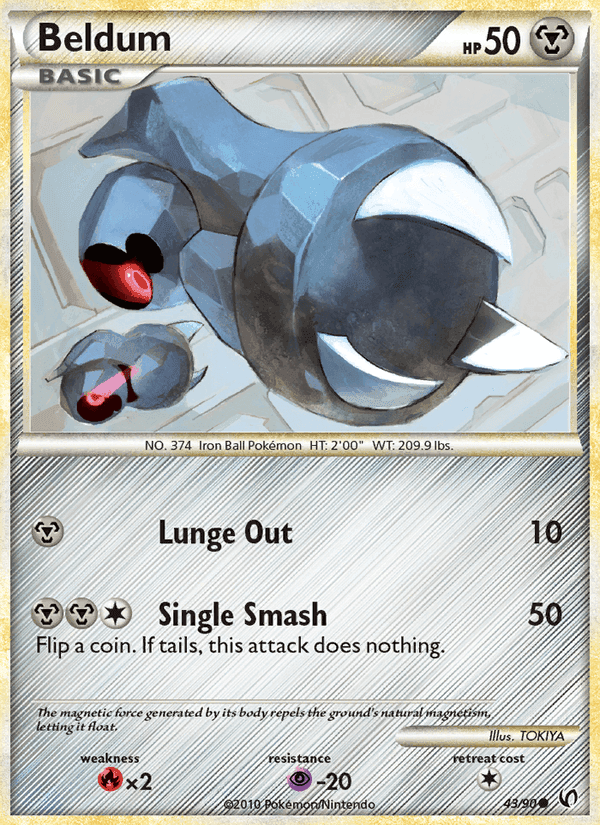 Beldum, card 43 from Undaunted