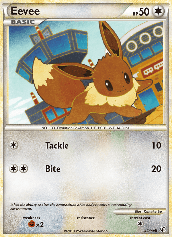 Eevee, carta 47 de Undaunted