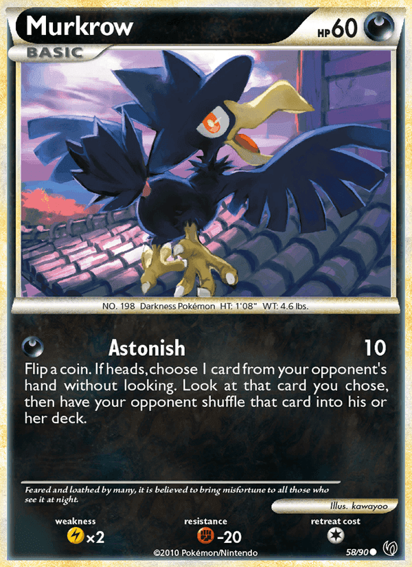 Murkrow, carta 58 de Destemido