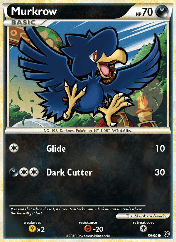 Murkrow, card 59 from Undaunted