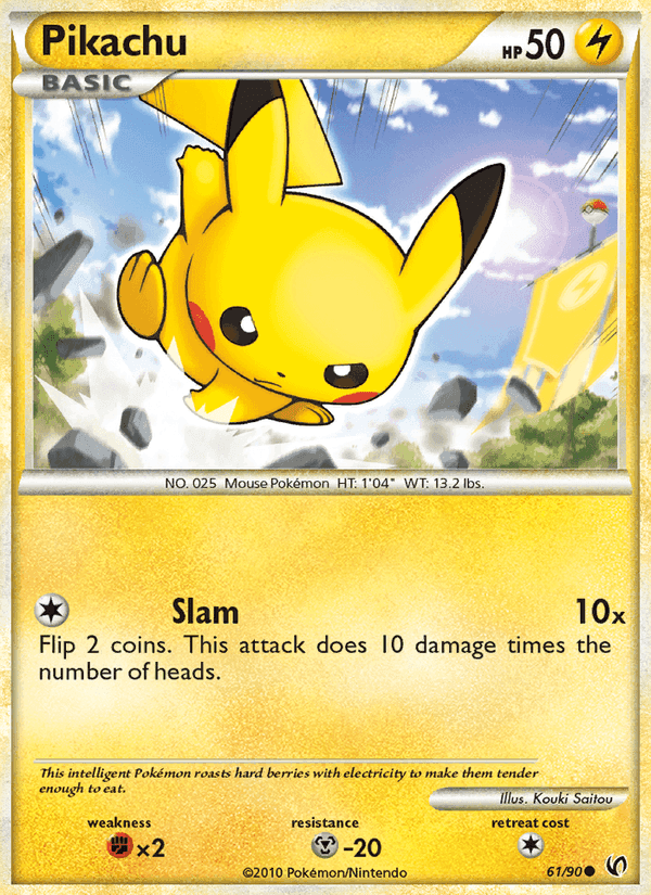 Pikachu, card 61 from Undaunted