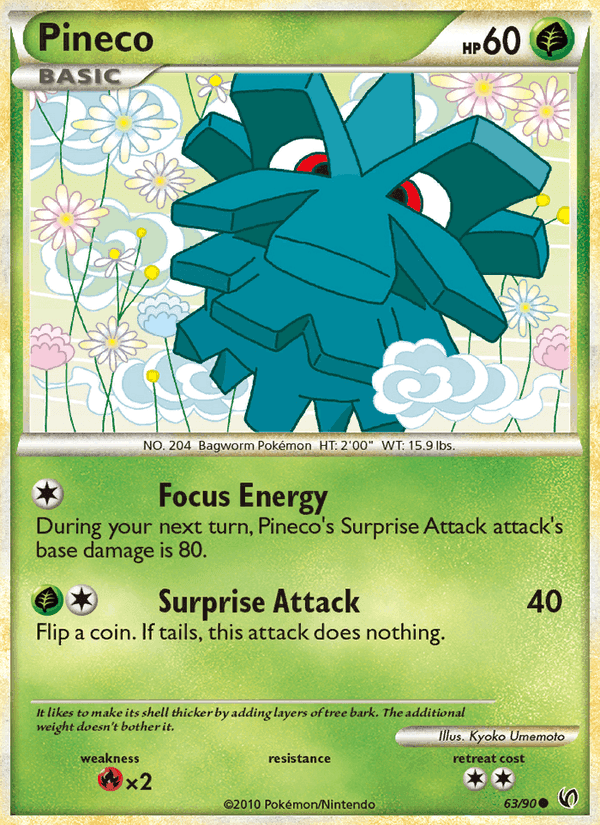 Pineco, card 63 from Undaunted