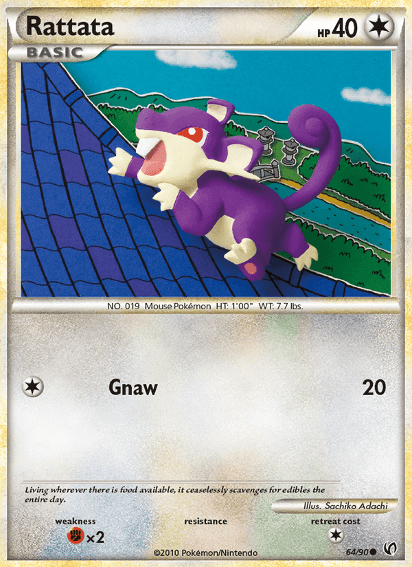 Rattata, carta 64 di Senza Paura