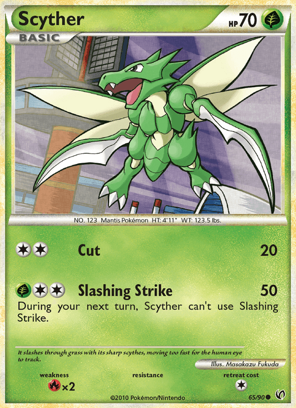 Scyther, card 65 from Undaunted