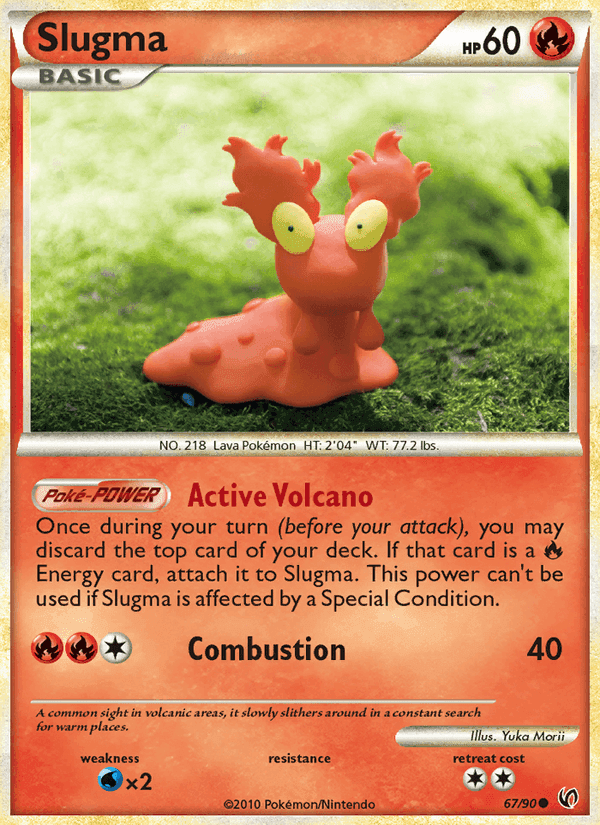 Slugma, card 67 from Undaunted