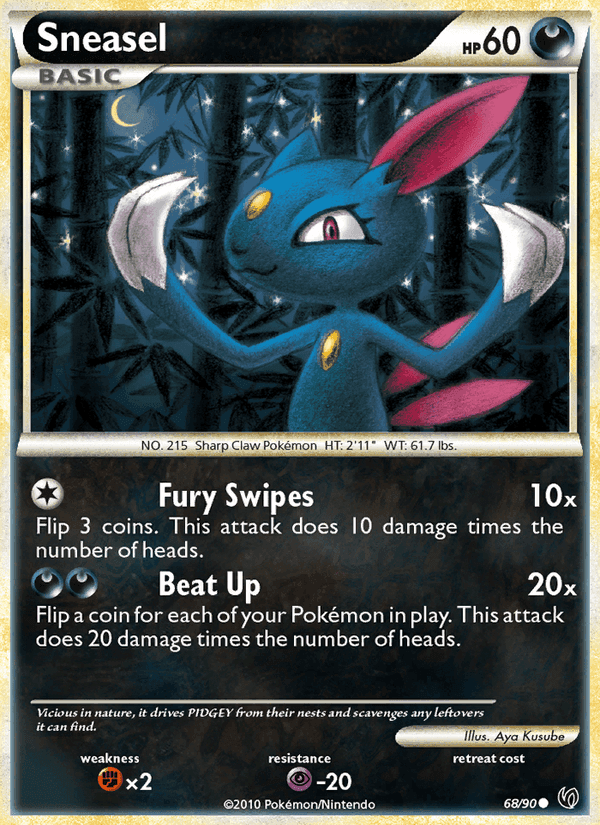Sneasel, card 68 from Undaunted