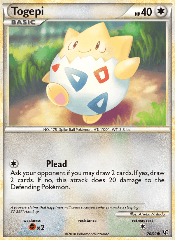 Togepi, card 70 from Undaunted
