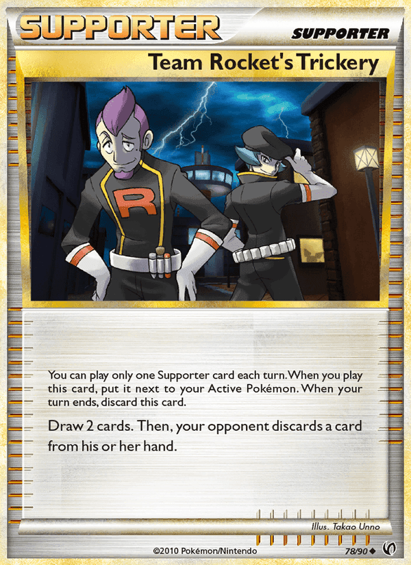 Team Rocket's Trickery, carta 78 di Senza Paura