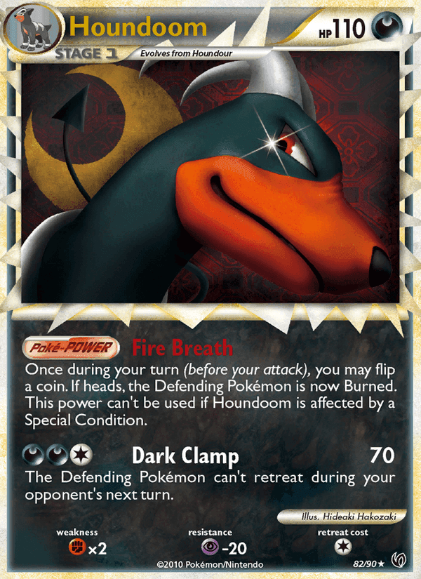 Houndoom, carta 82 di Senza Paura