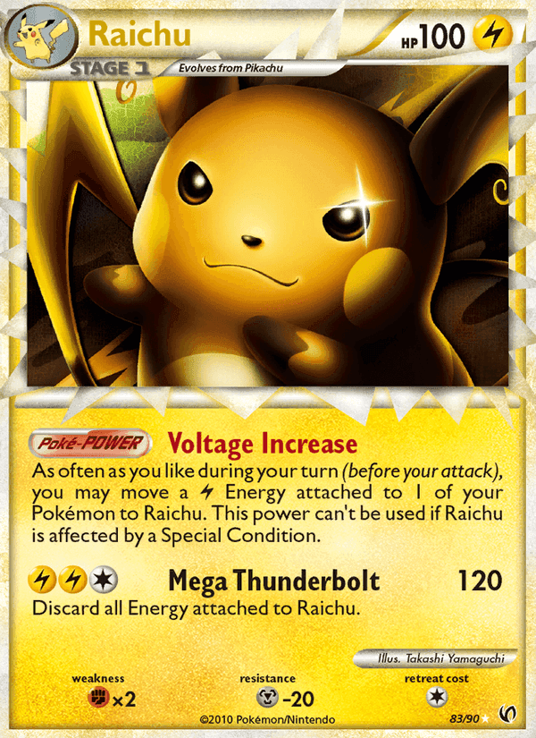 Raichu, carta 83 de Destemido
