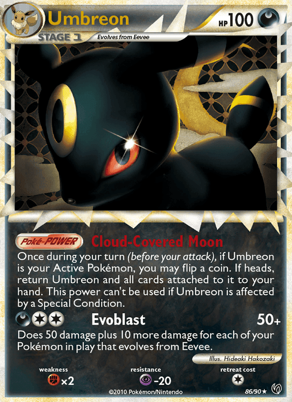 Umbreon, carta 86 di Senza Paura