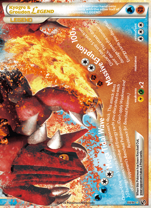 Kyogre & Groudon LEGEND, carte 88 de Undaunted