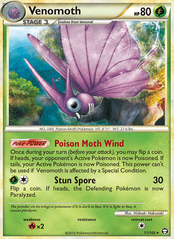 Venomoth, carta 11 de Triumphant