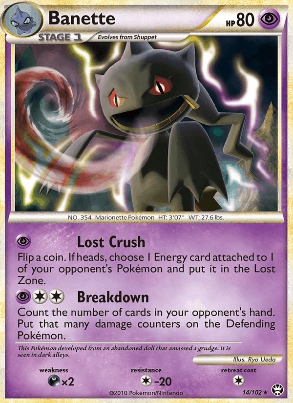 Banette, carta 14 de Triumphant