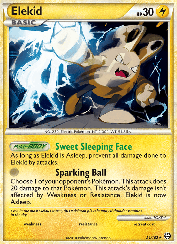 Elekid, card 21 from Triumphant