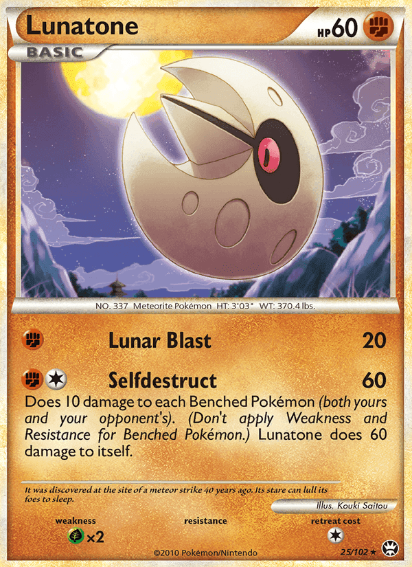 Lunatone, carta 25 de Triumphant