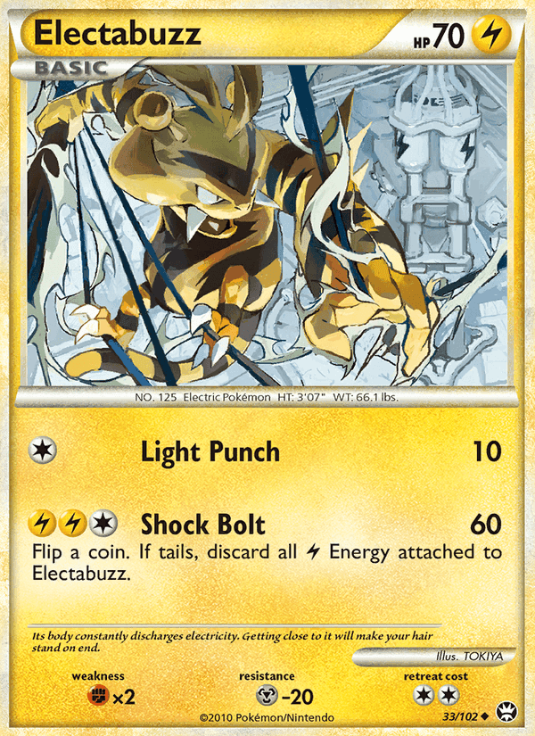 Electabuzz, card 33 from Triumphant