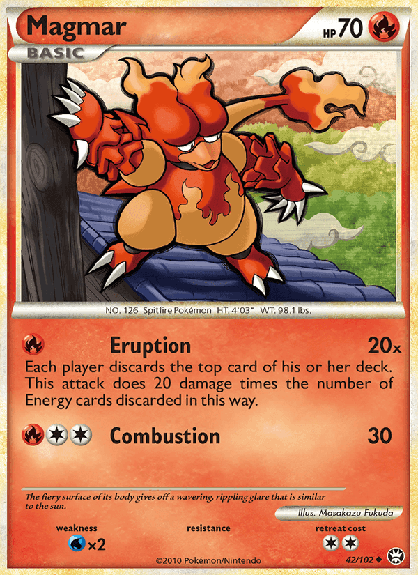Magmar, carta 42 de Triumphant